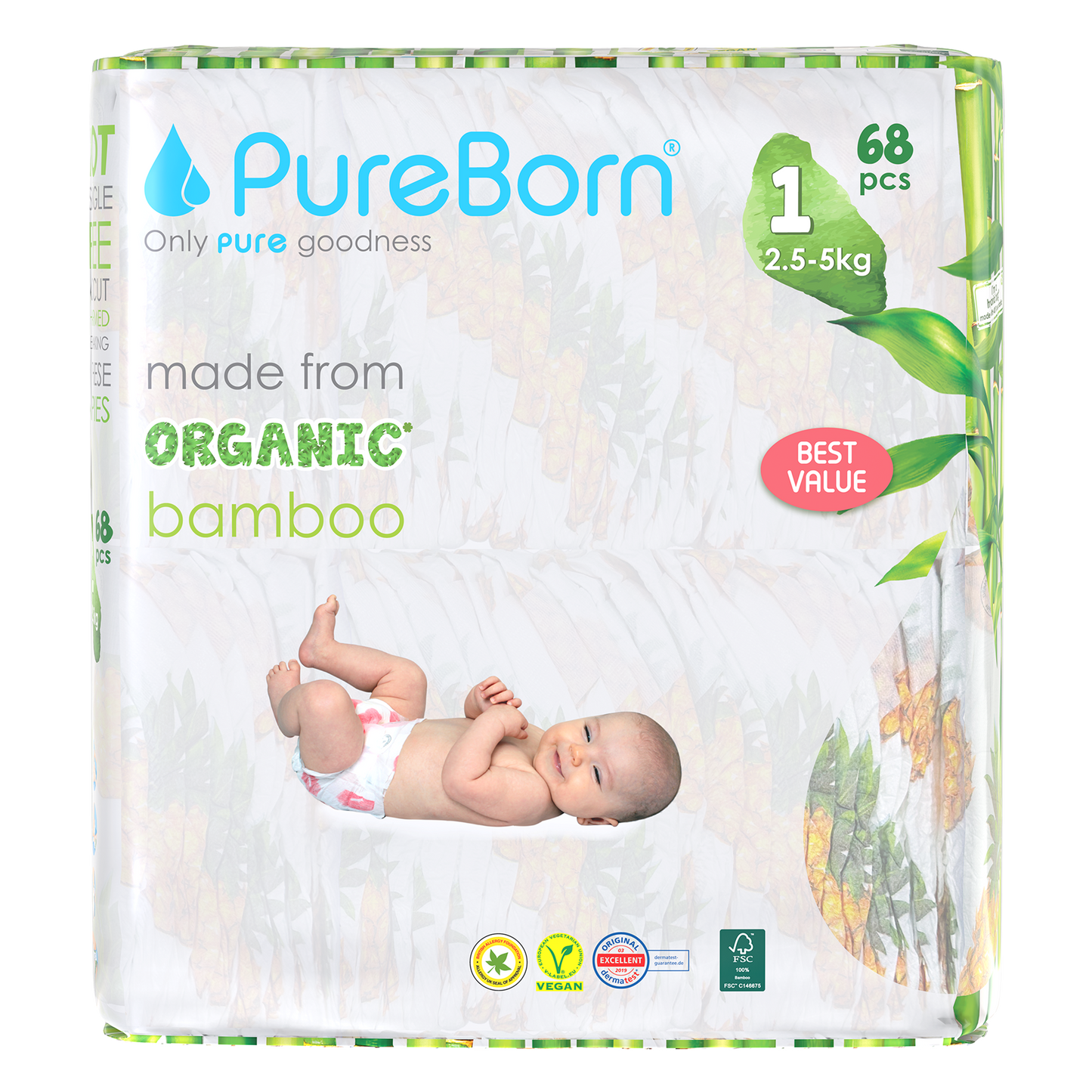 Organic Bamboo Nappies