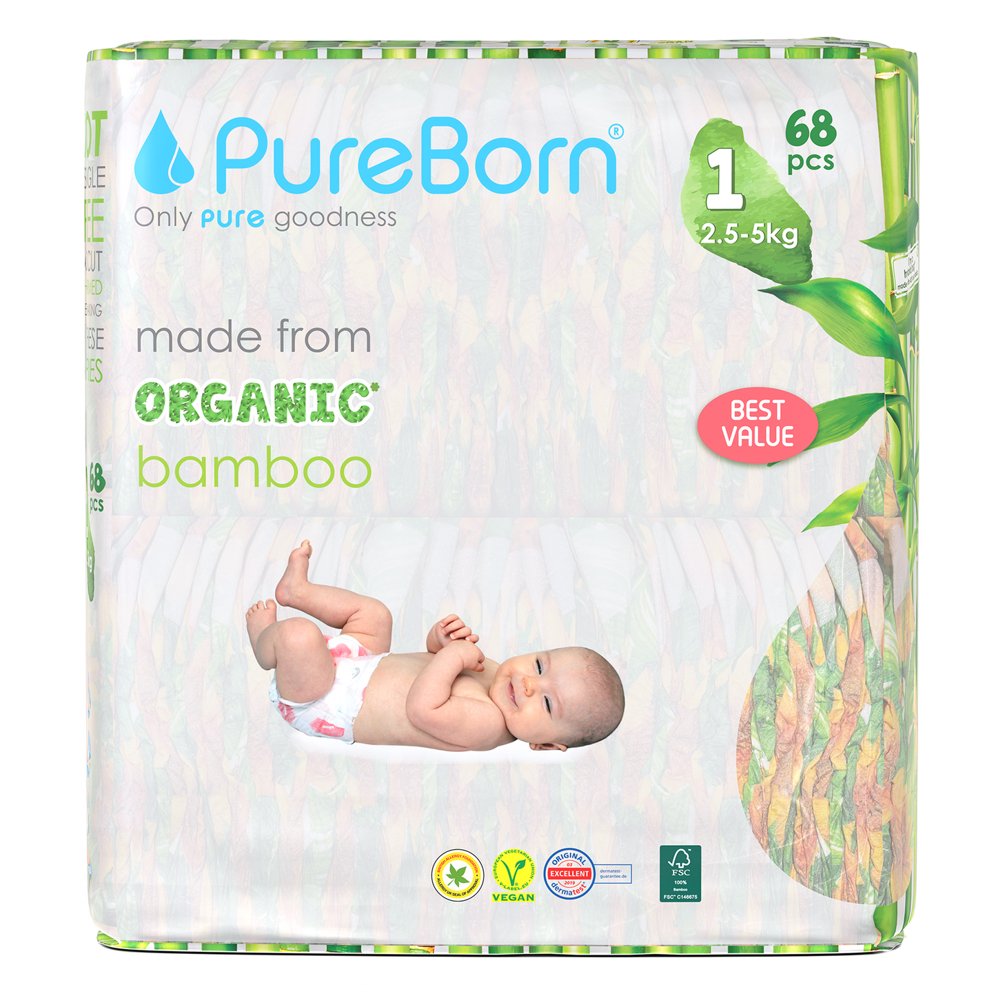 Organic Bamboo Nappies