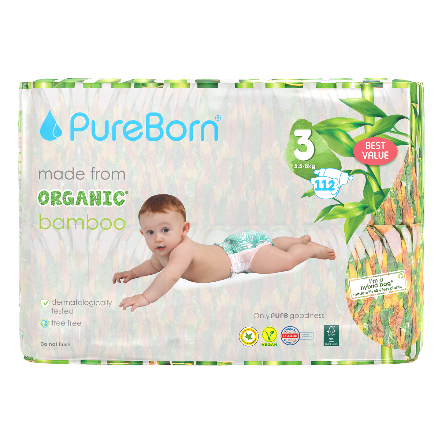 Organic Bamboo Nappies