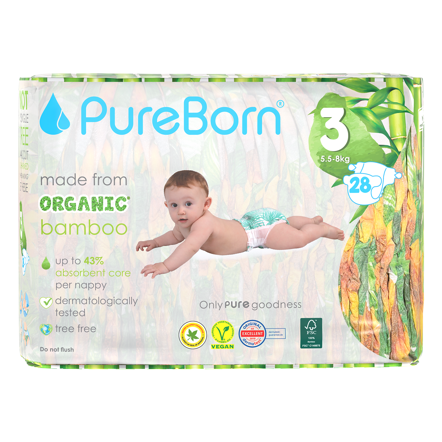 Organic Bamboo Nappies