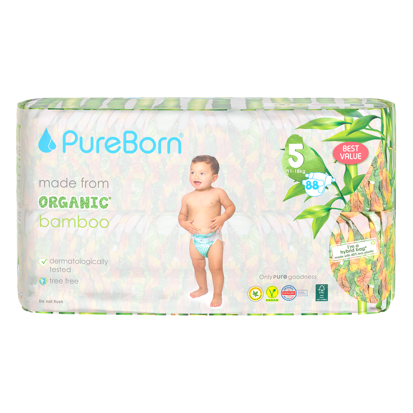 Master Pack of Organic Nappies
