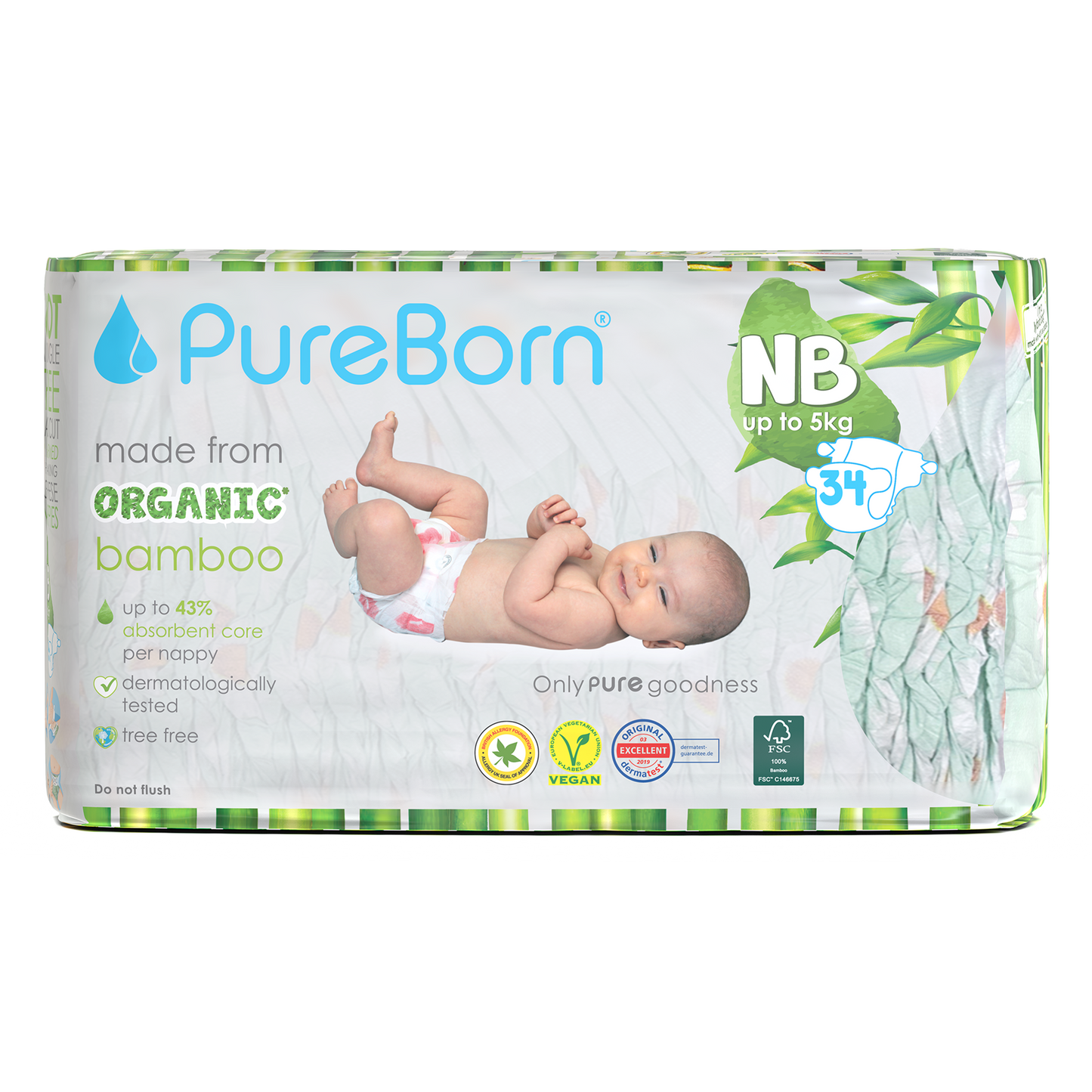Organic Bamboo Nappies