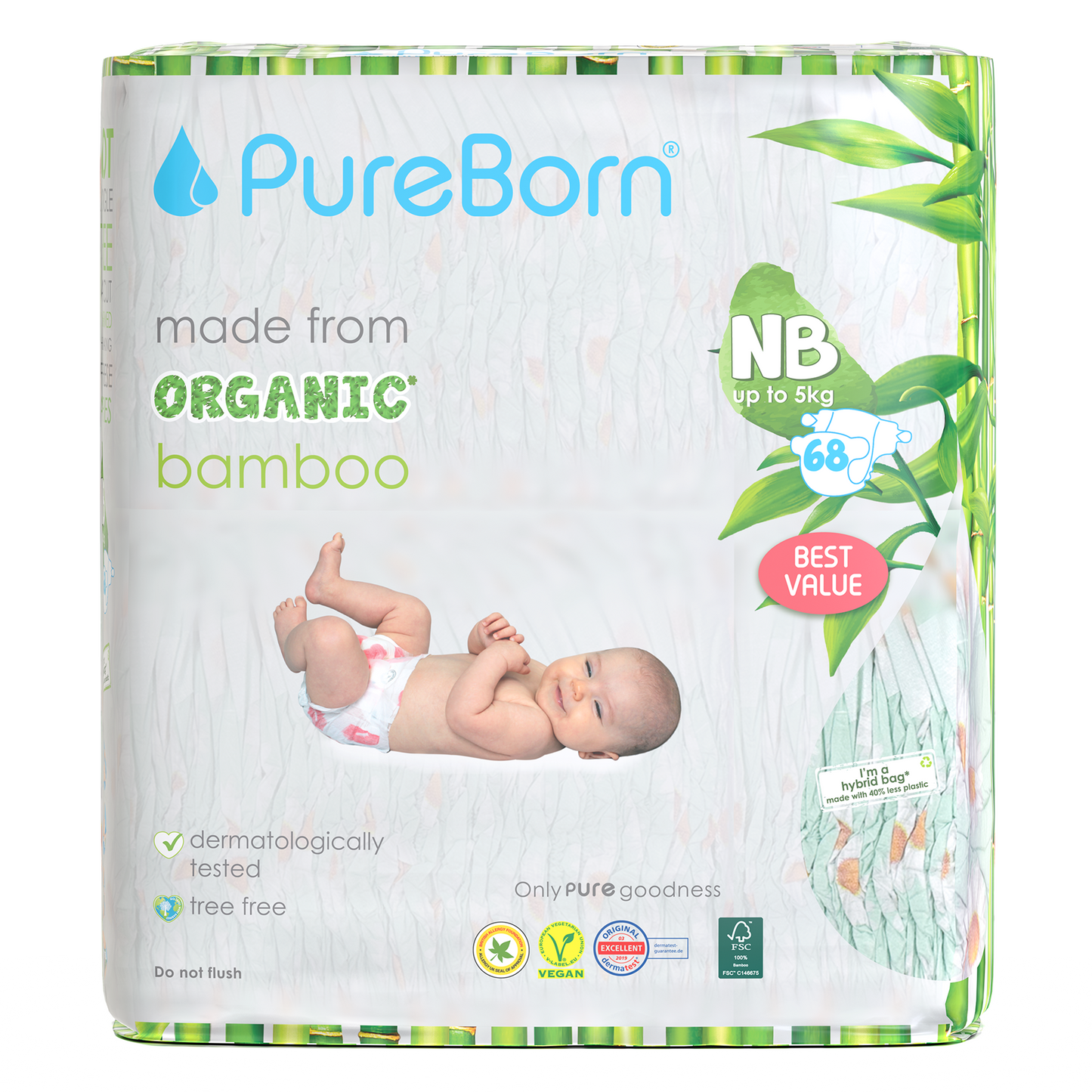 Organic Bamboo Nappies