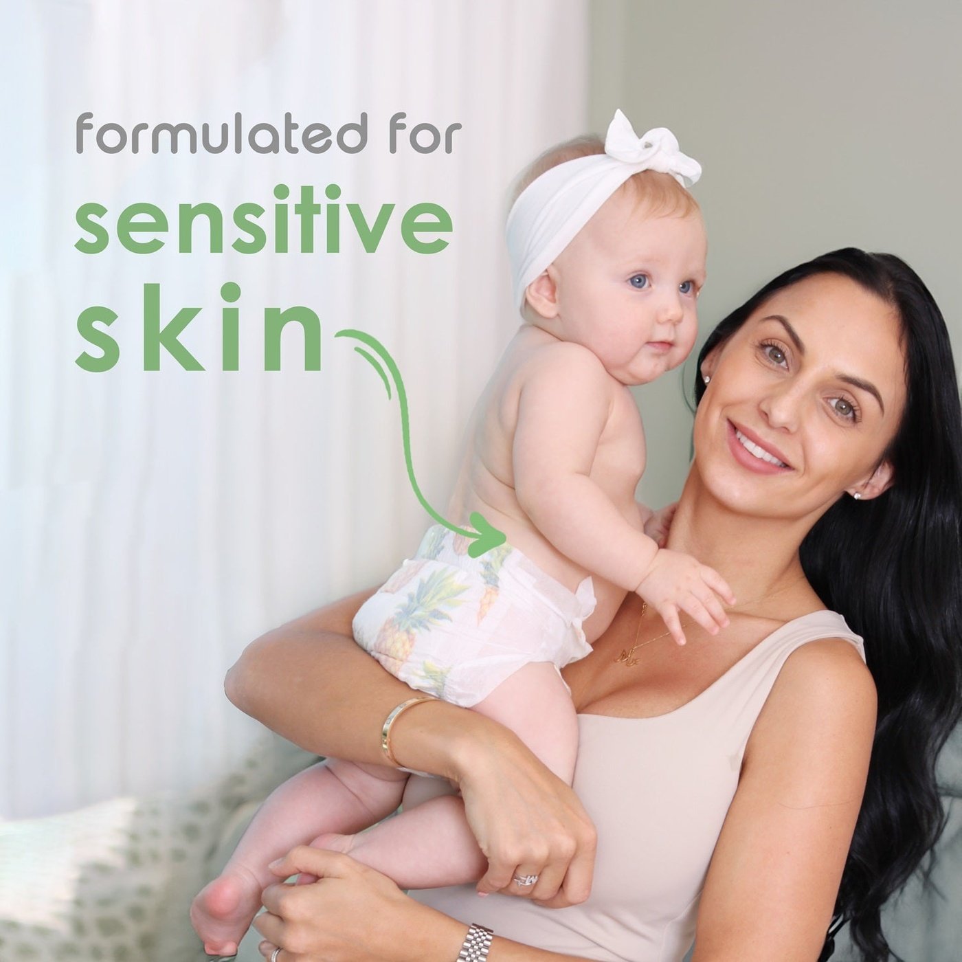 6 Organic Bamboo Nappies Subscription