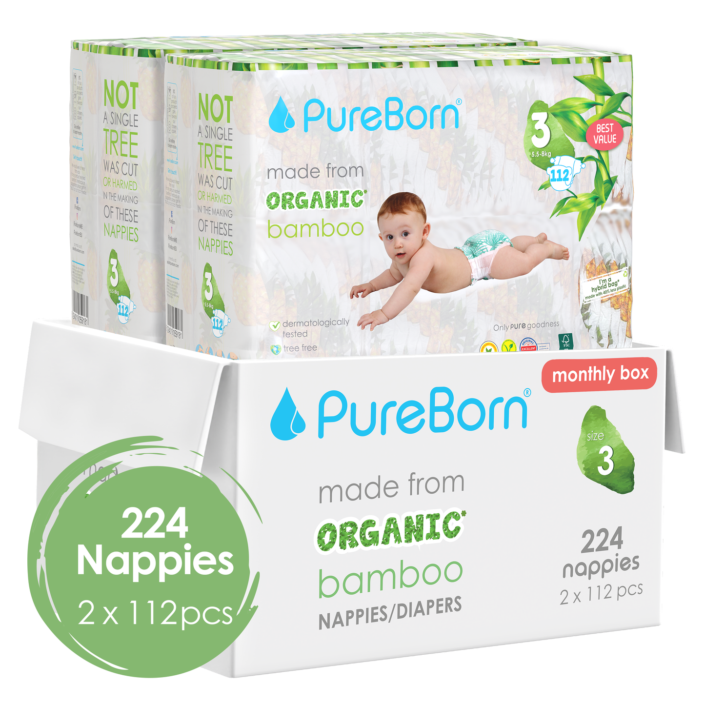 2 Month Nappies Bundle