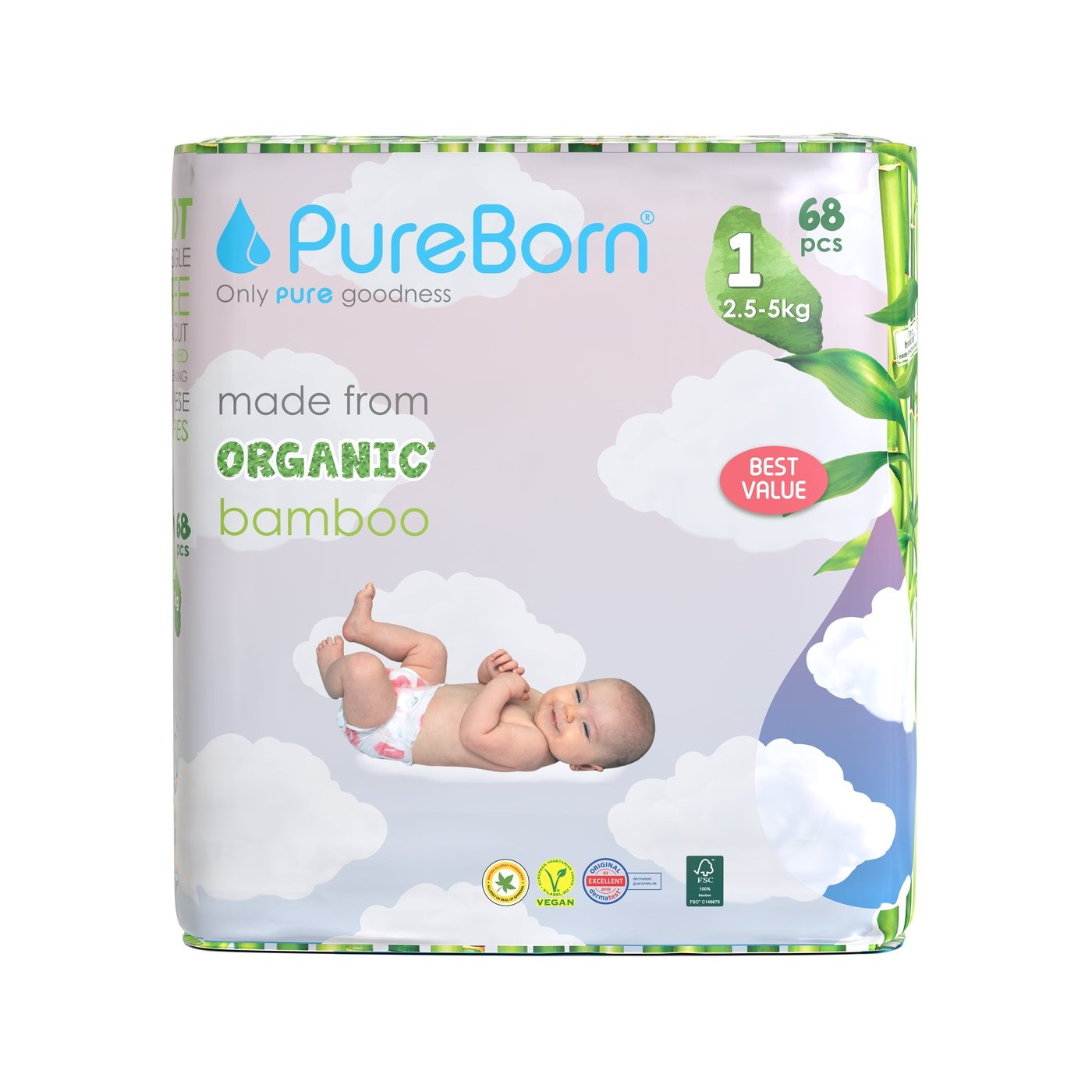 Organic Bamboo Nappies