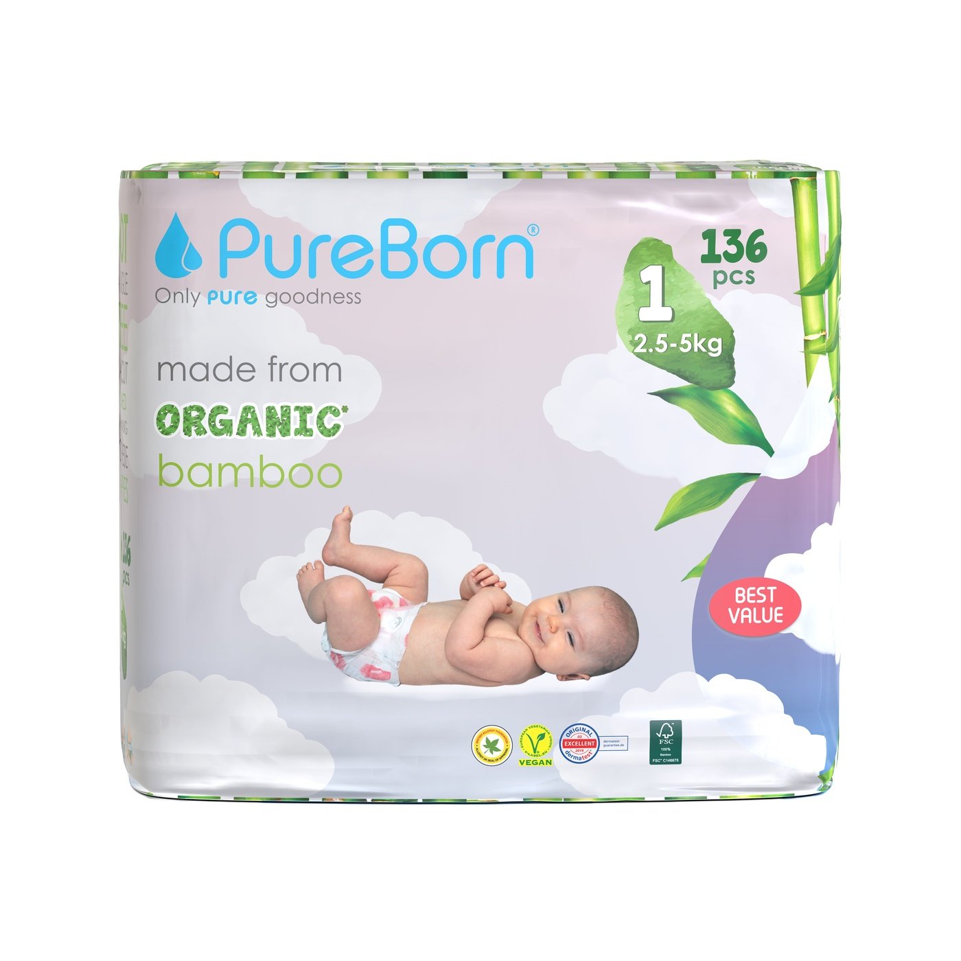 Organic Bamboo Nappies