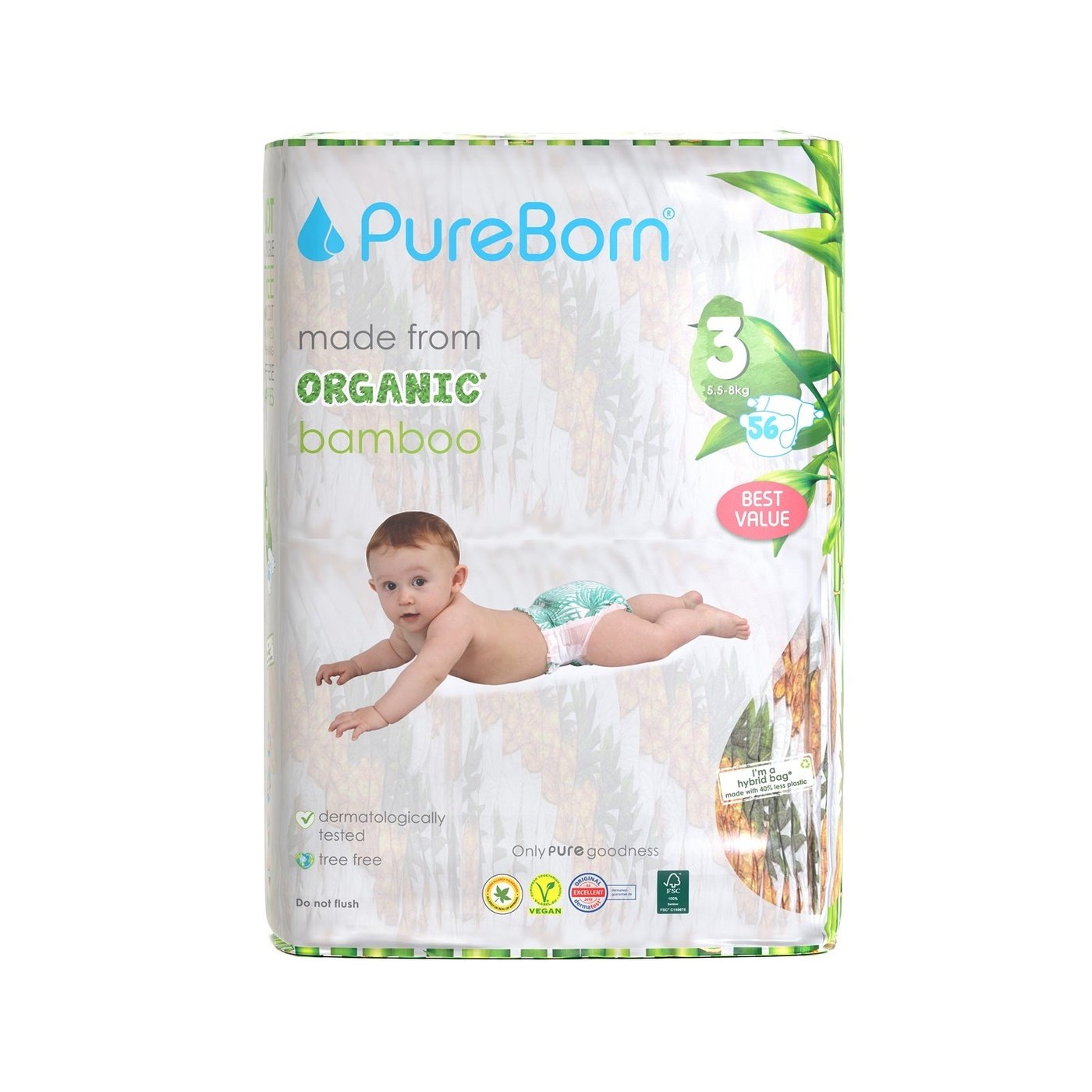 Organic Bamboo Nappies