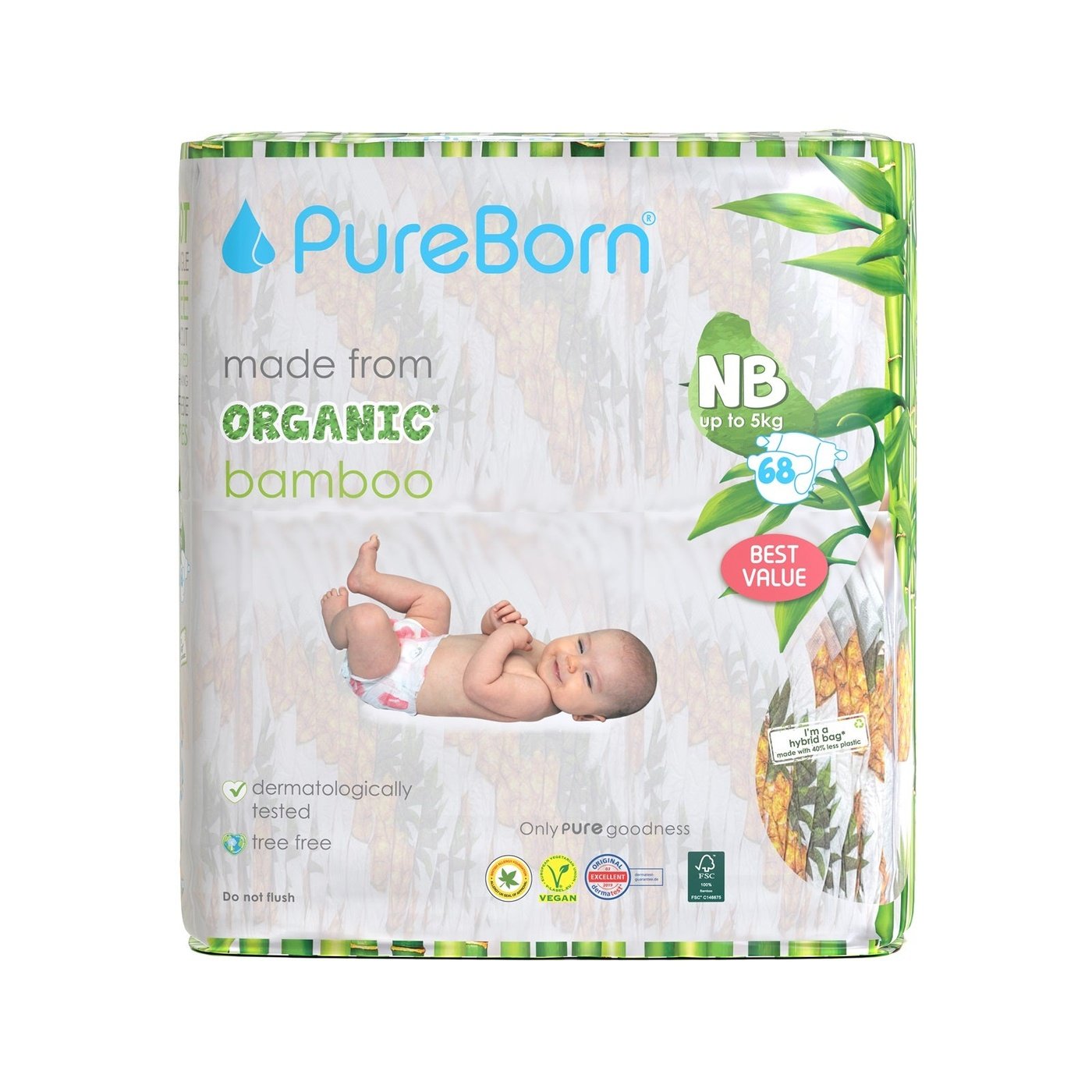 Organic Bamboo Nappies
