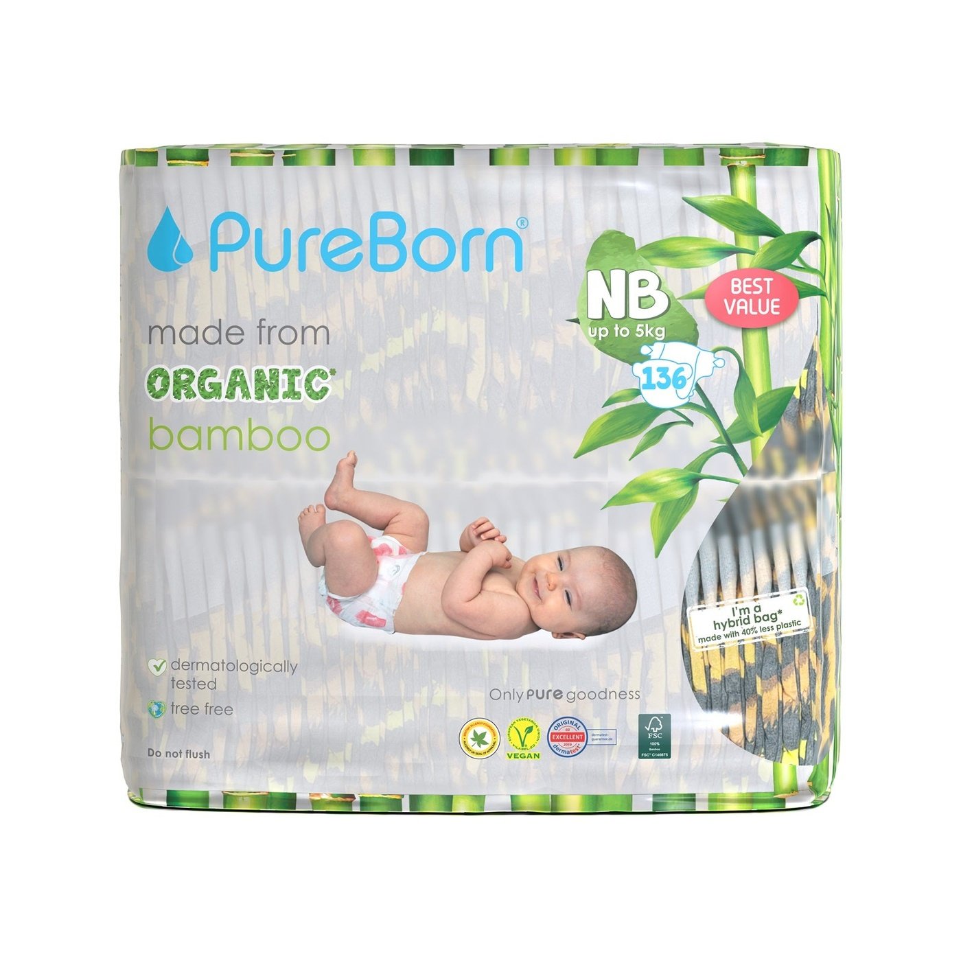 Organic Bamboo Nappies