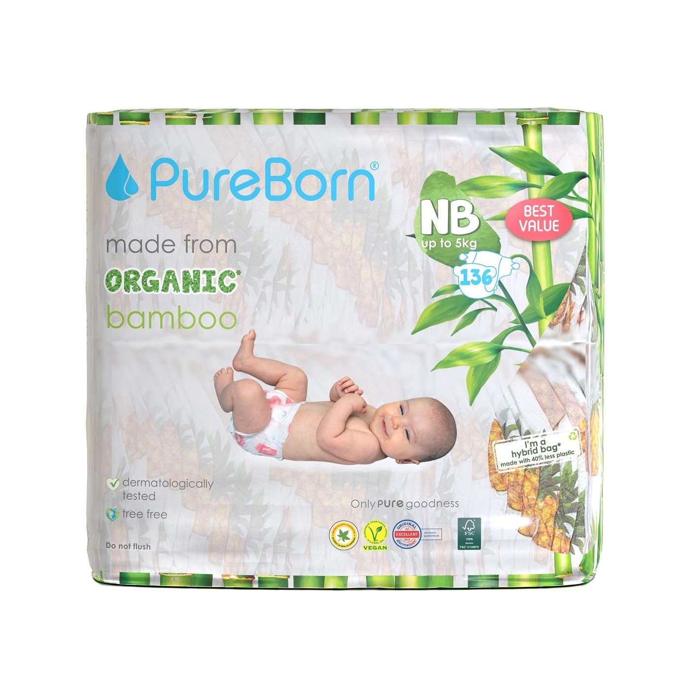 Organic Bamboo Nappies