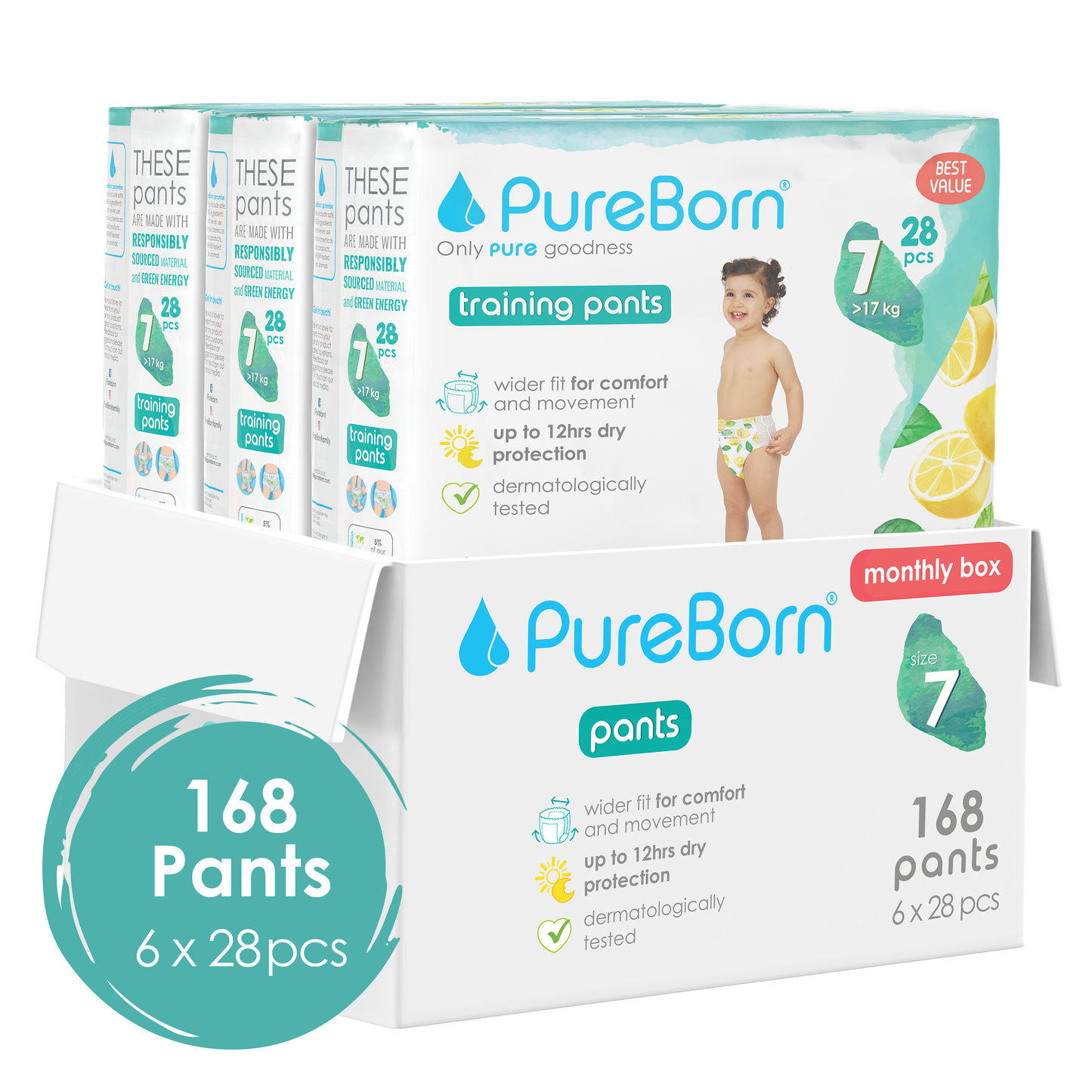 Monthly Pants - 2 Double Packs Box