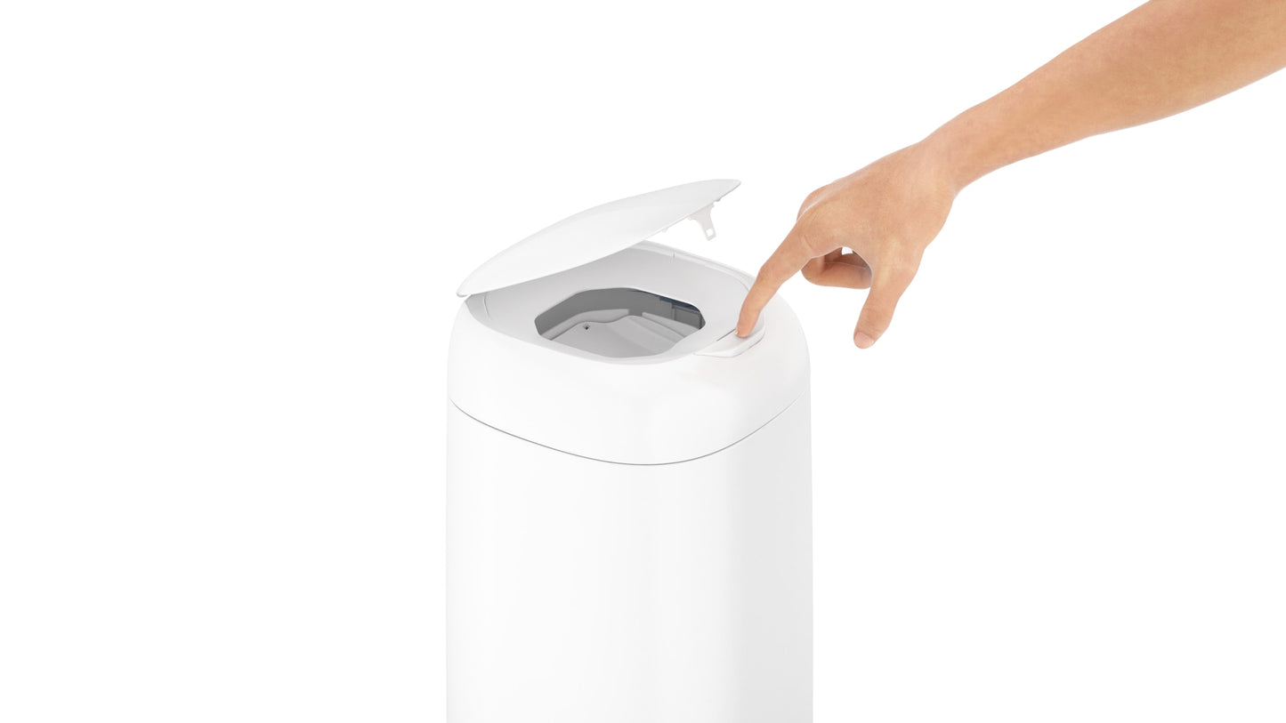 Angelcare Dress Up Nappy Pail Octagonal White