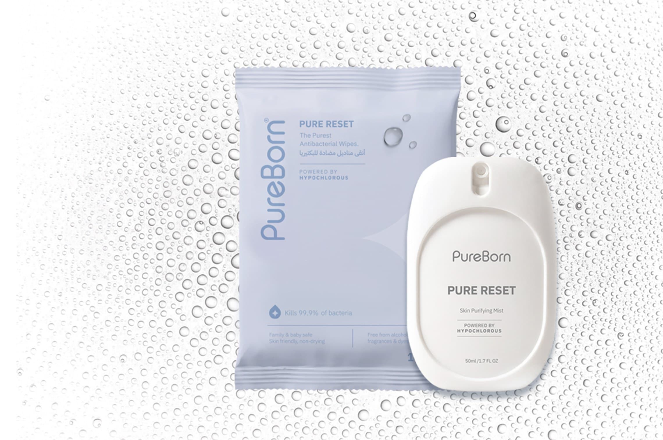 Pure Reset Skin Purifying Mist beside its refill pouch