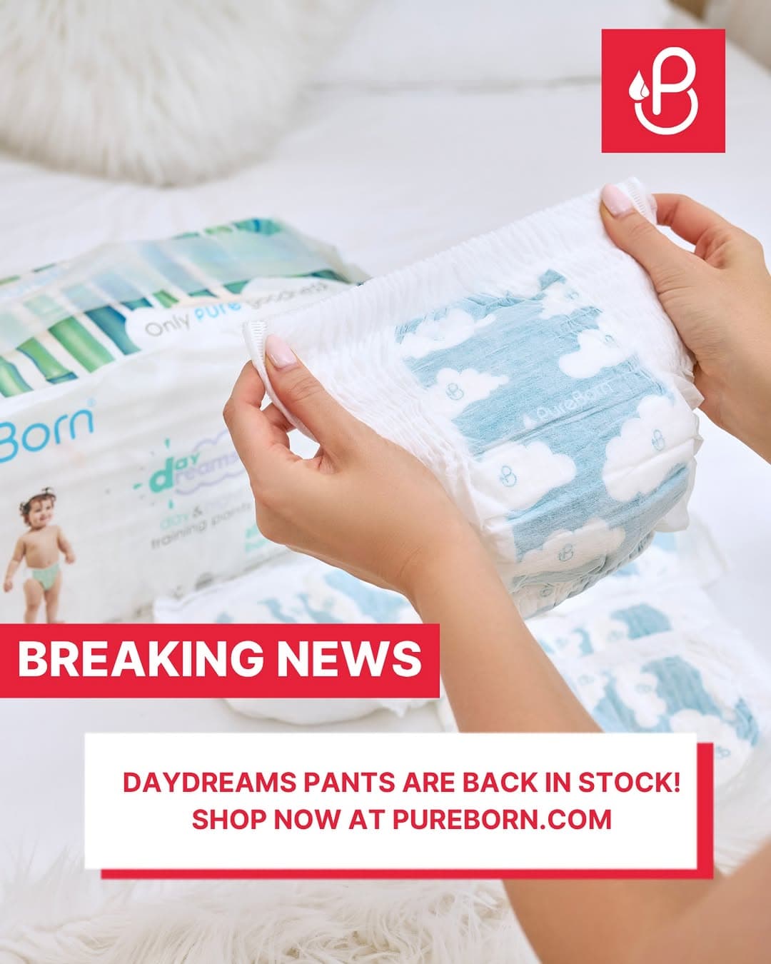 PureBorn Daydream Pants — back in stock