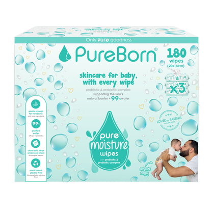 Pure Moisture Wipes with Prebiotic & Probiotic Complex