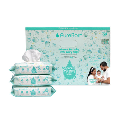 Pure Moisture Wipes with Prebiotic & Probiotic Complex