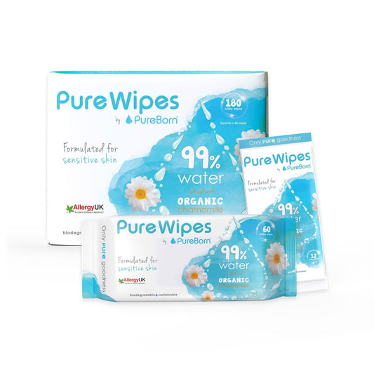 Pure Wipes biologisk nedbrydelige