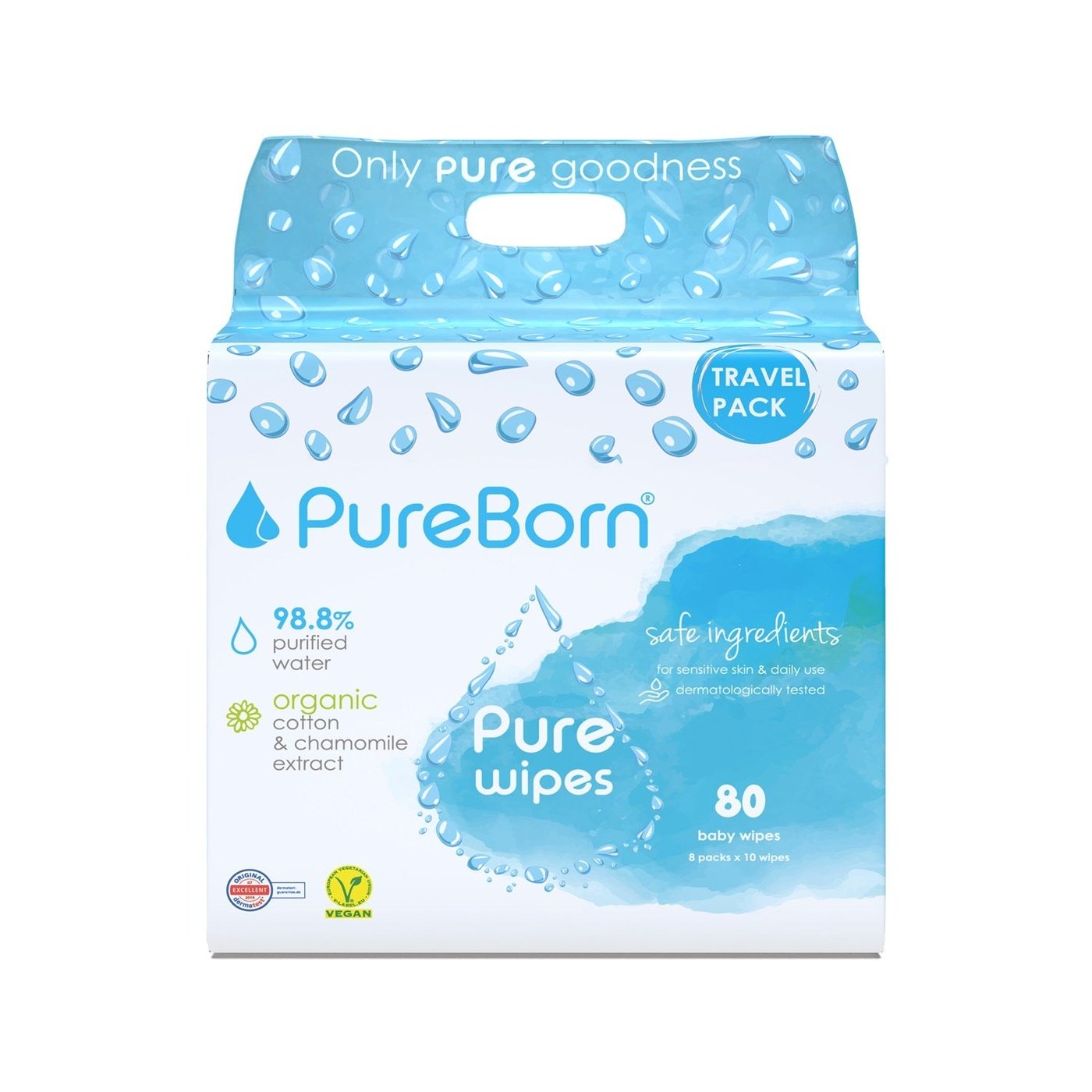 PureBorn Wipes Kamomill