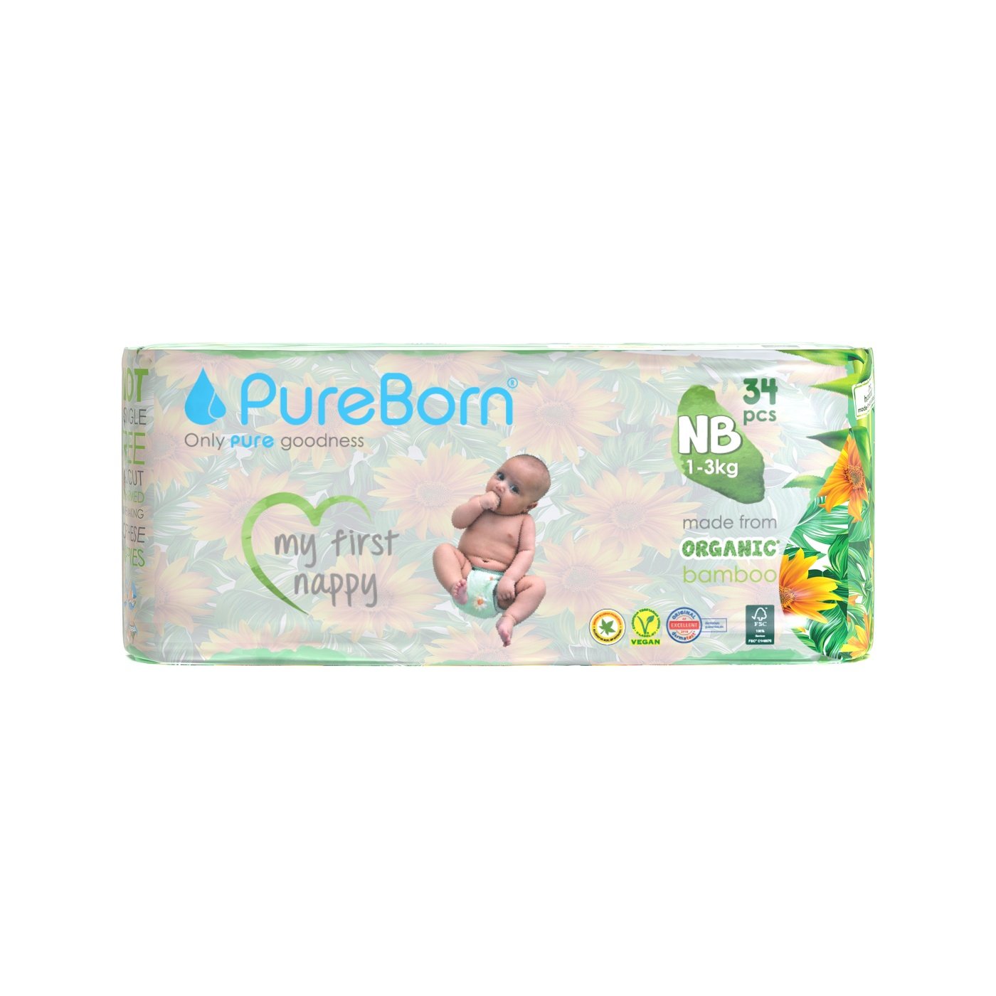 Organic Bamboo Nappies