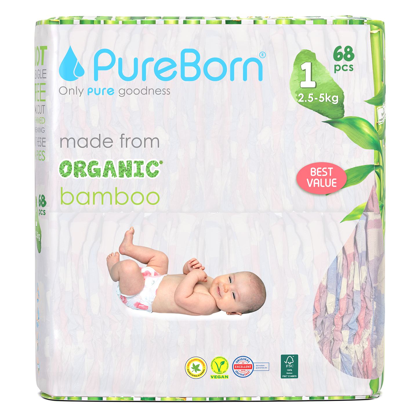 Organic Bamboo Nappies