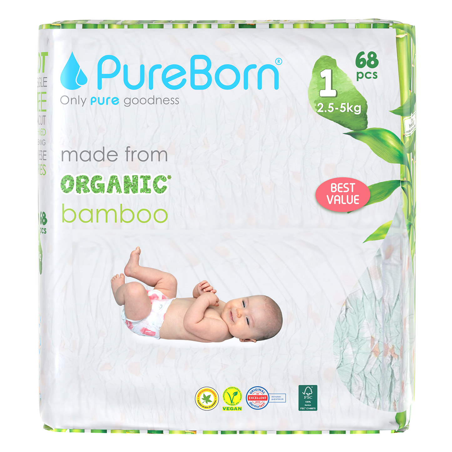 Organic Bamboo Nappies