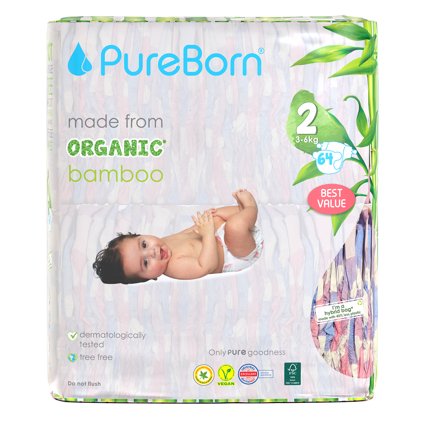 Organic Bamboo Nappies
