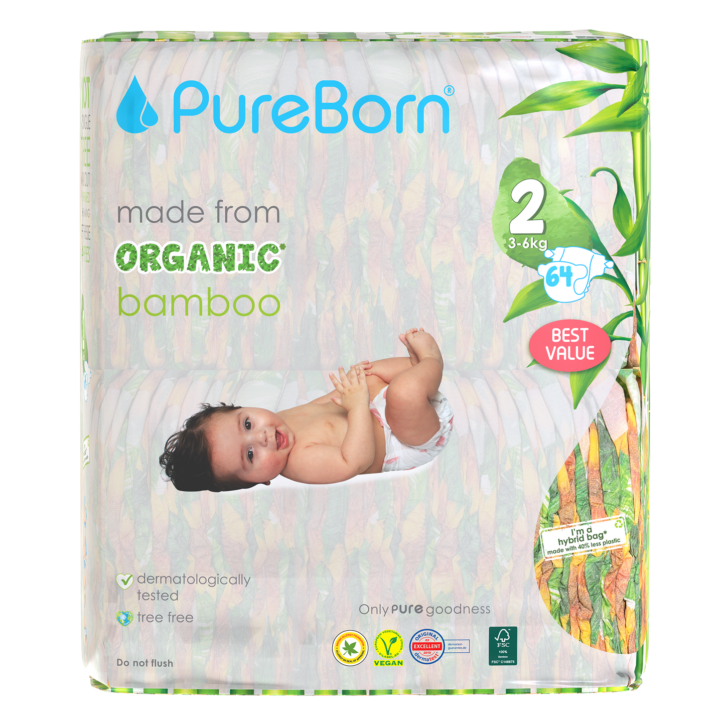 Organic Bamboo Nappies