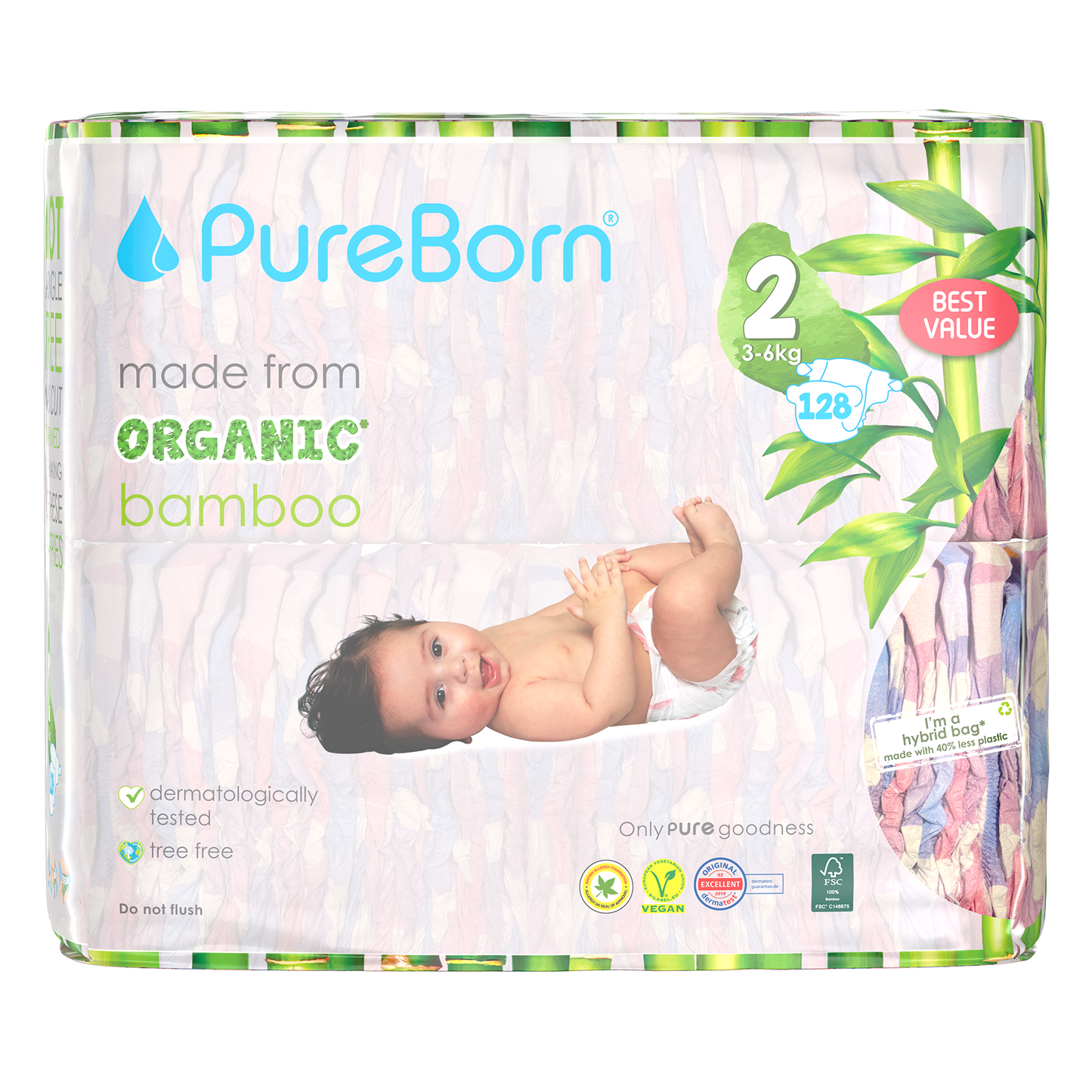Master Pack of Organic Nappies + 720 Wipes