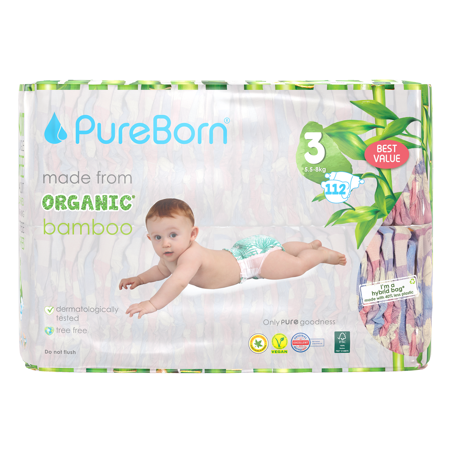 Organic Bamboo Nappies