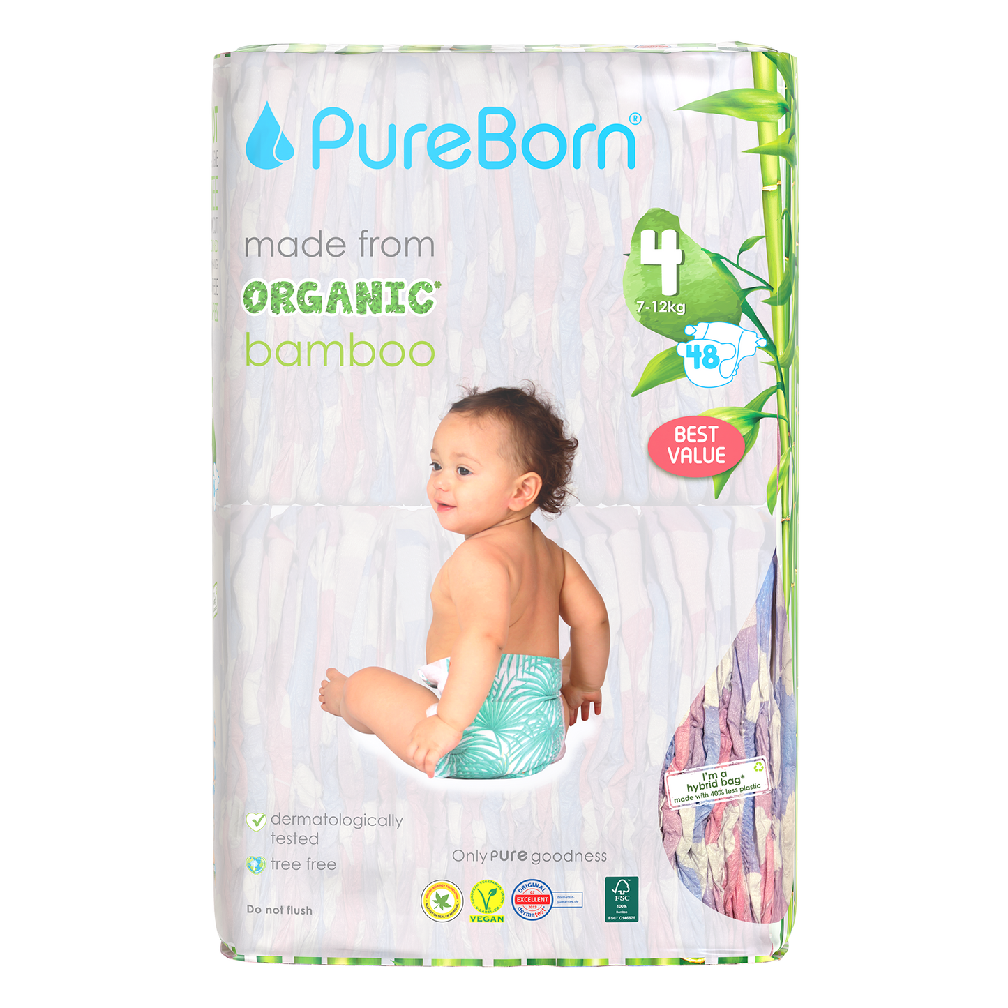 Organic Bamboo Nappies