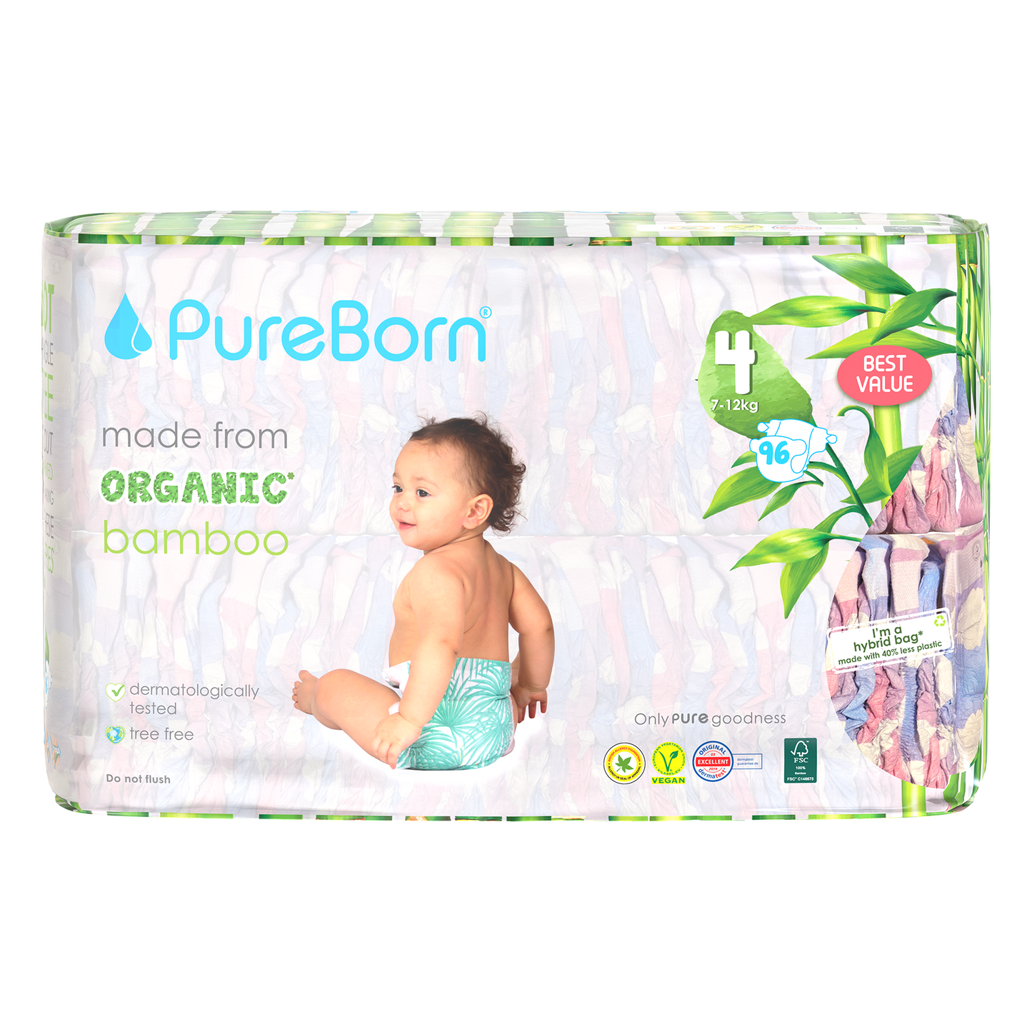 Organic Bamboo Nappies