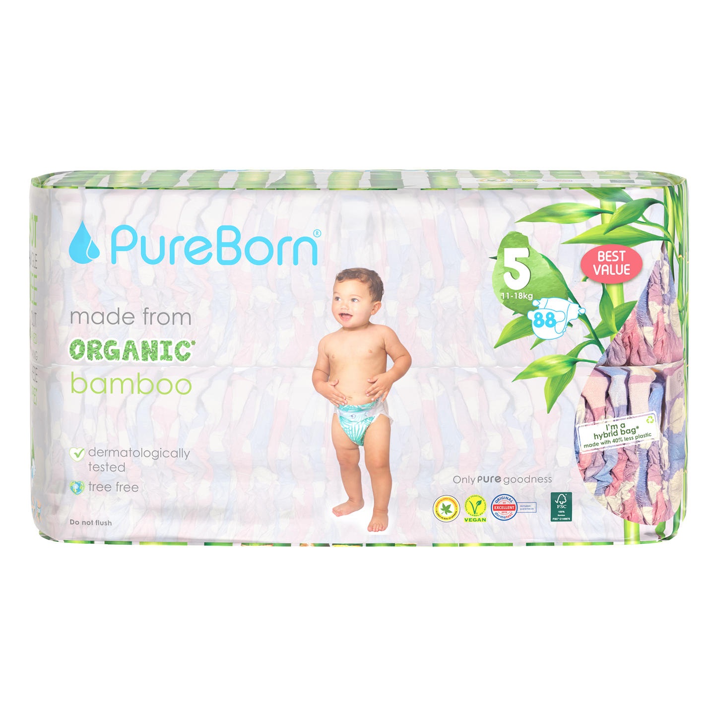 Organic Bamboo Nappies