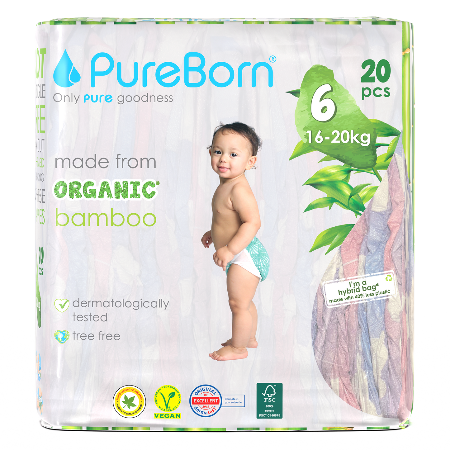 Organic Bamboo Nappies