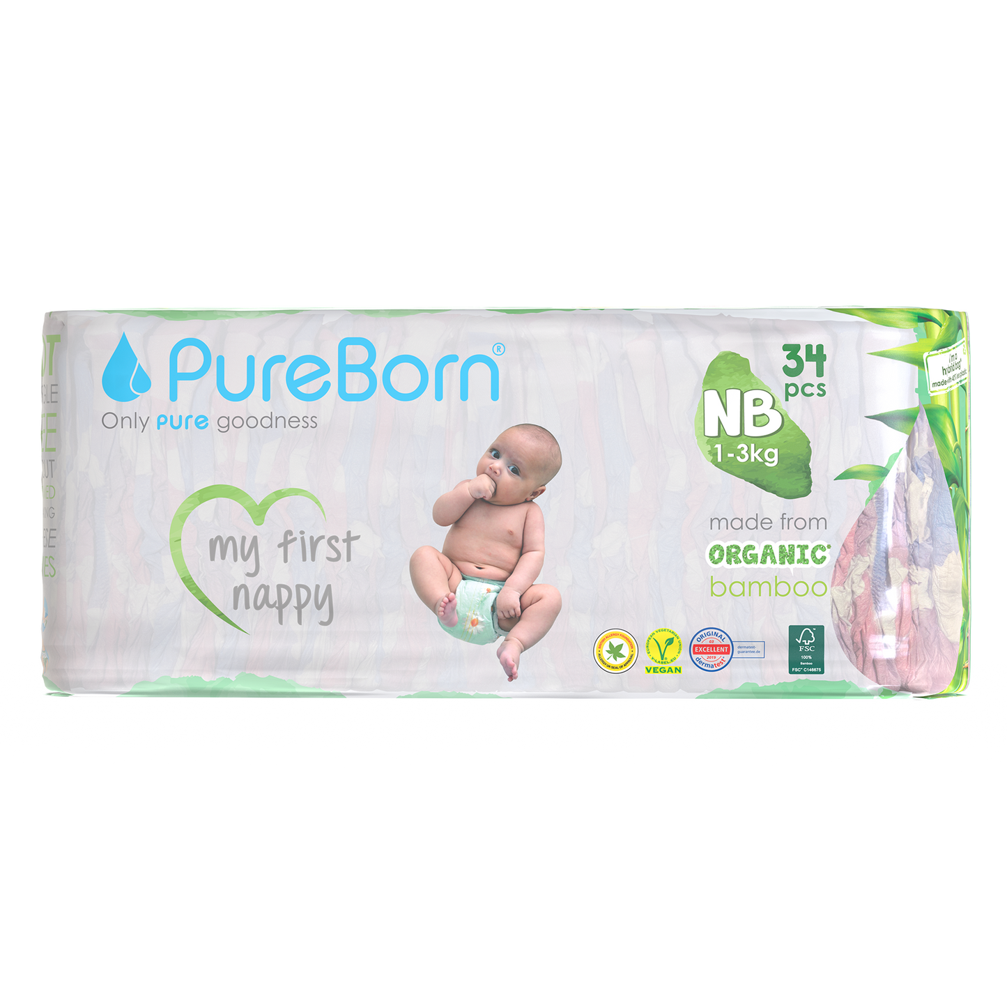 Organic Bamboo Nappies