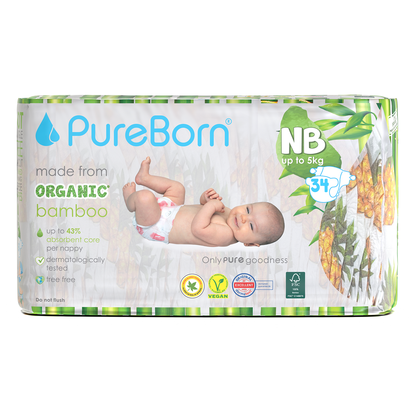 Organic Bamboo Nappies