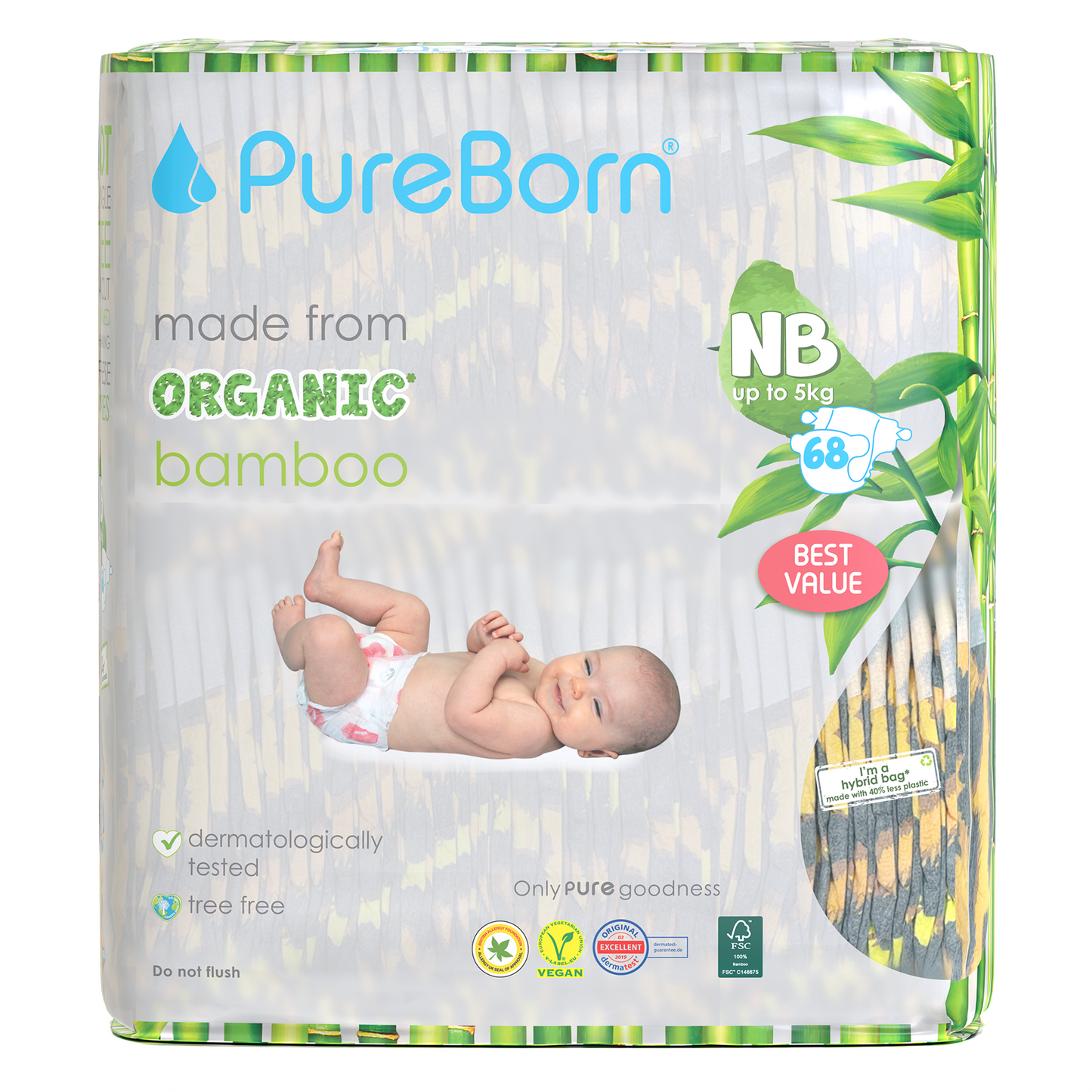 Organic Bamboo Nappies