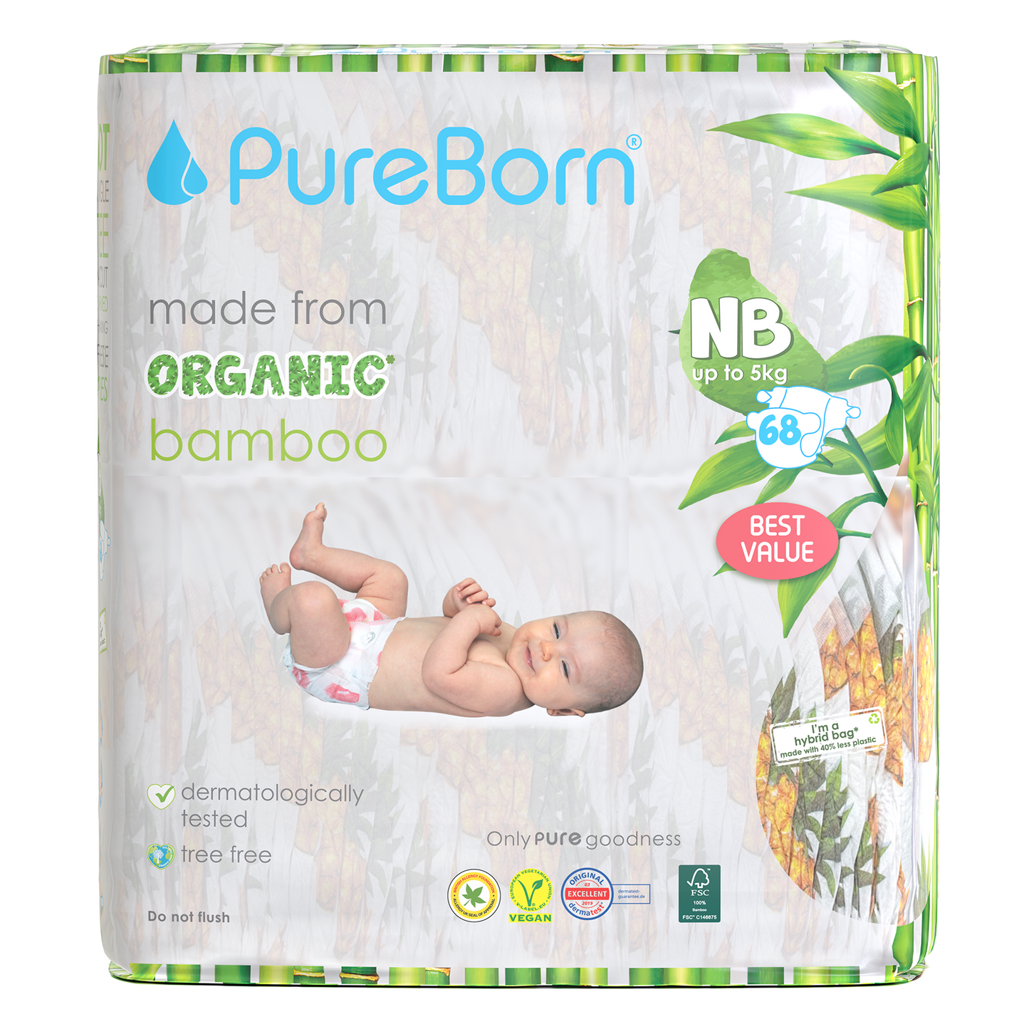 Organic Bamboo Nappies