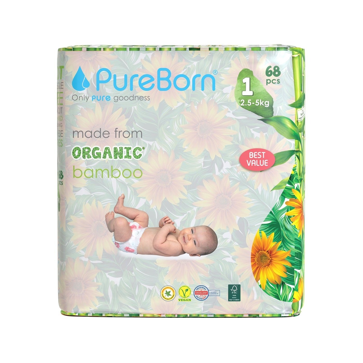 Organic Bamboo Nappies