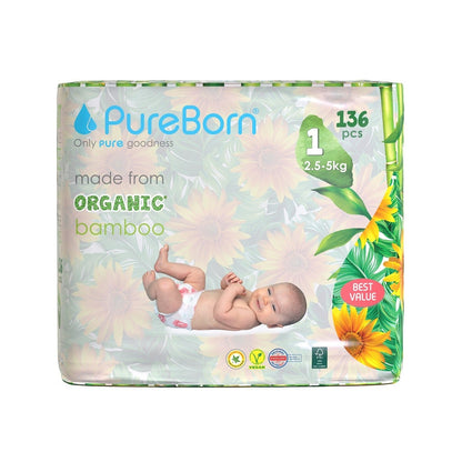 Organic Bamboo Nappies