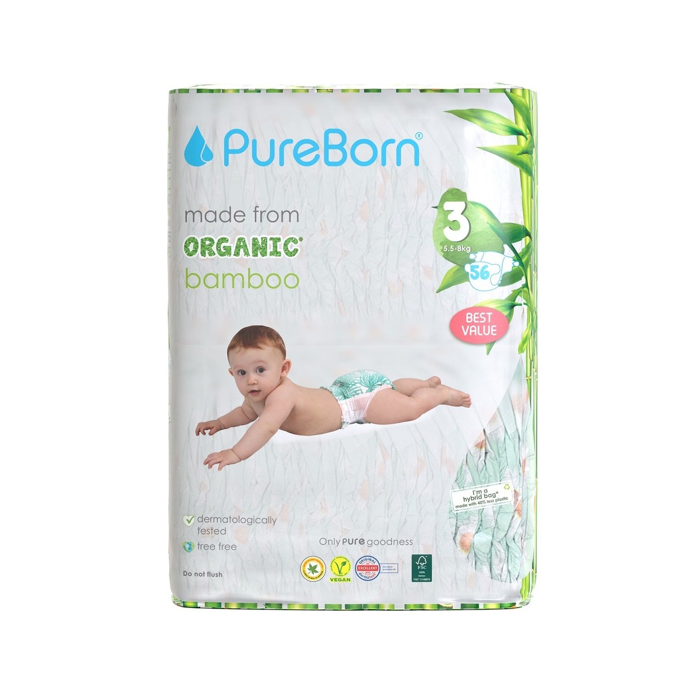 Organic Bamboo Nappies