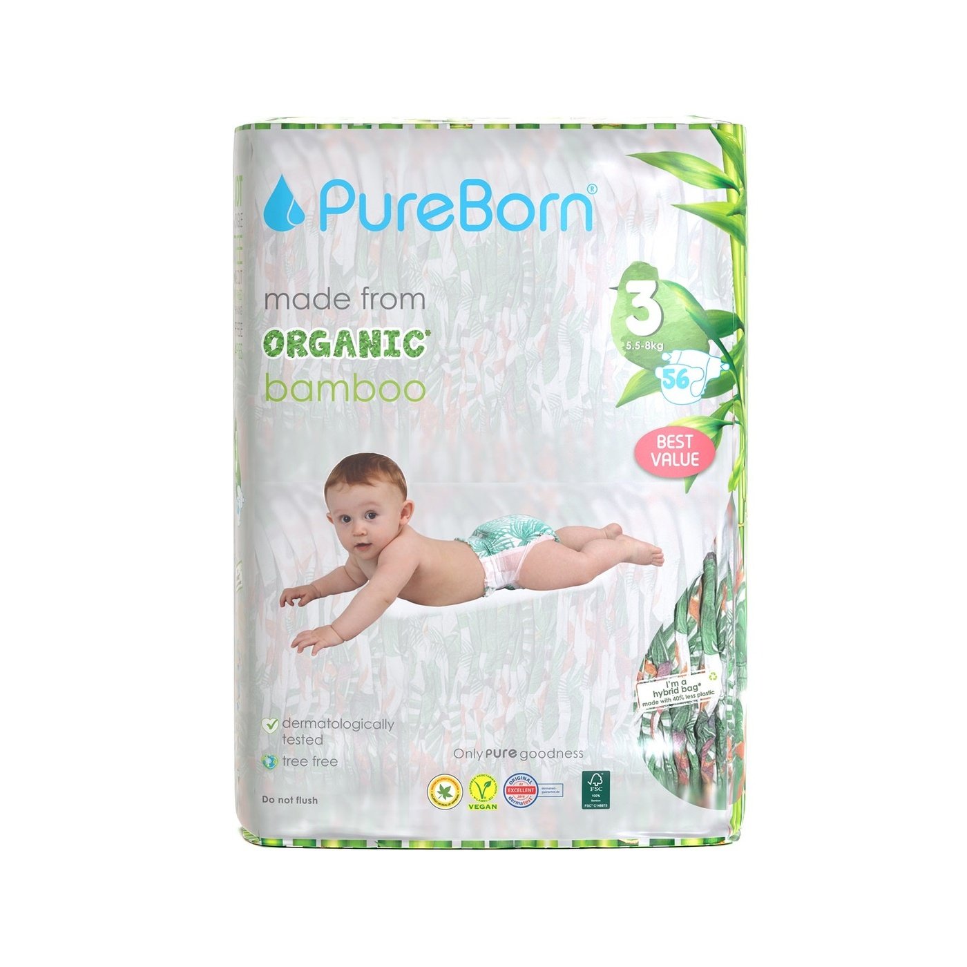 Organic Bamboo Nappies