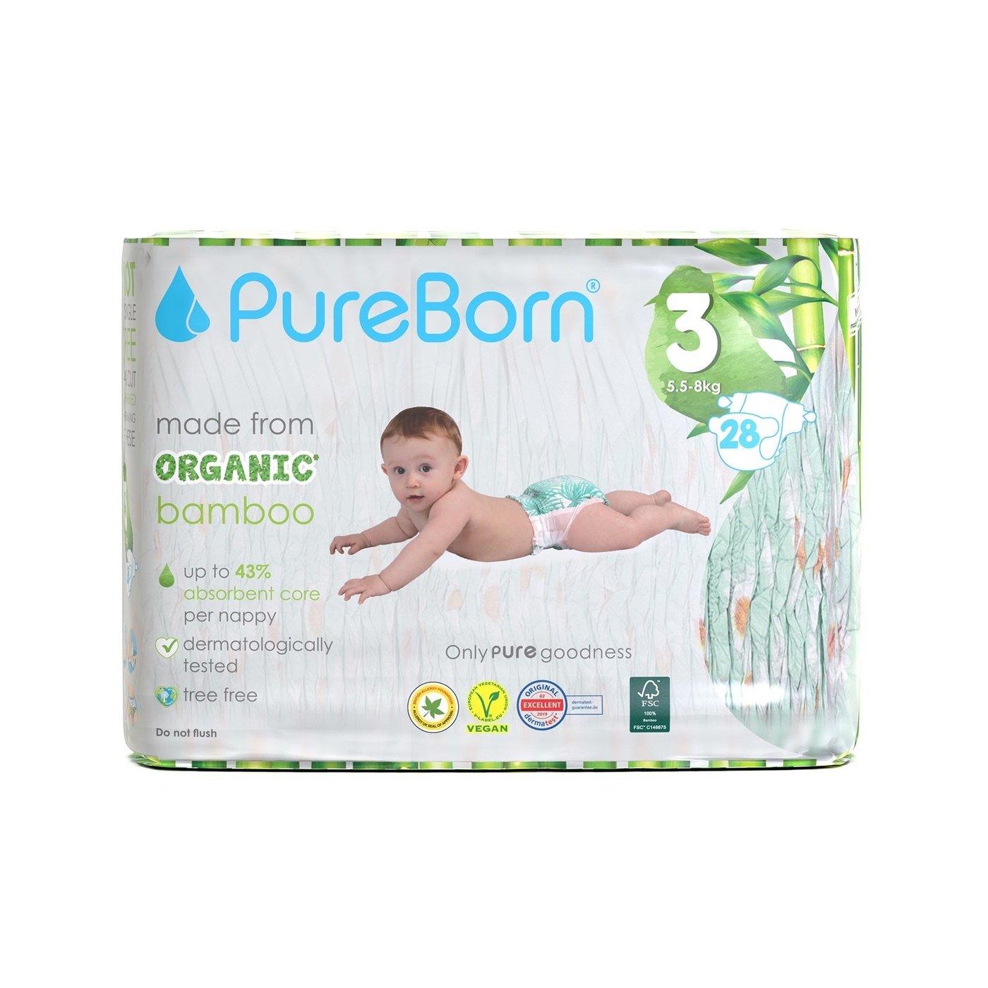 Organic Bamboo Nappies