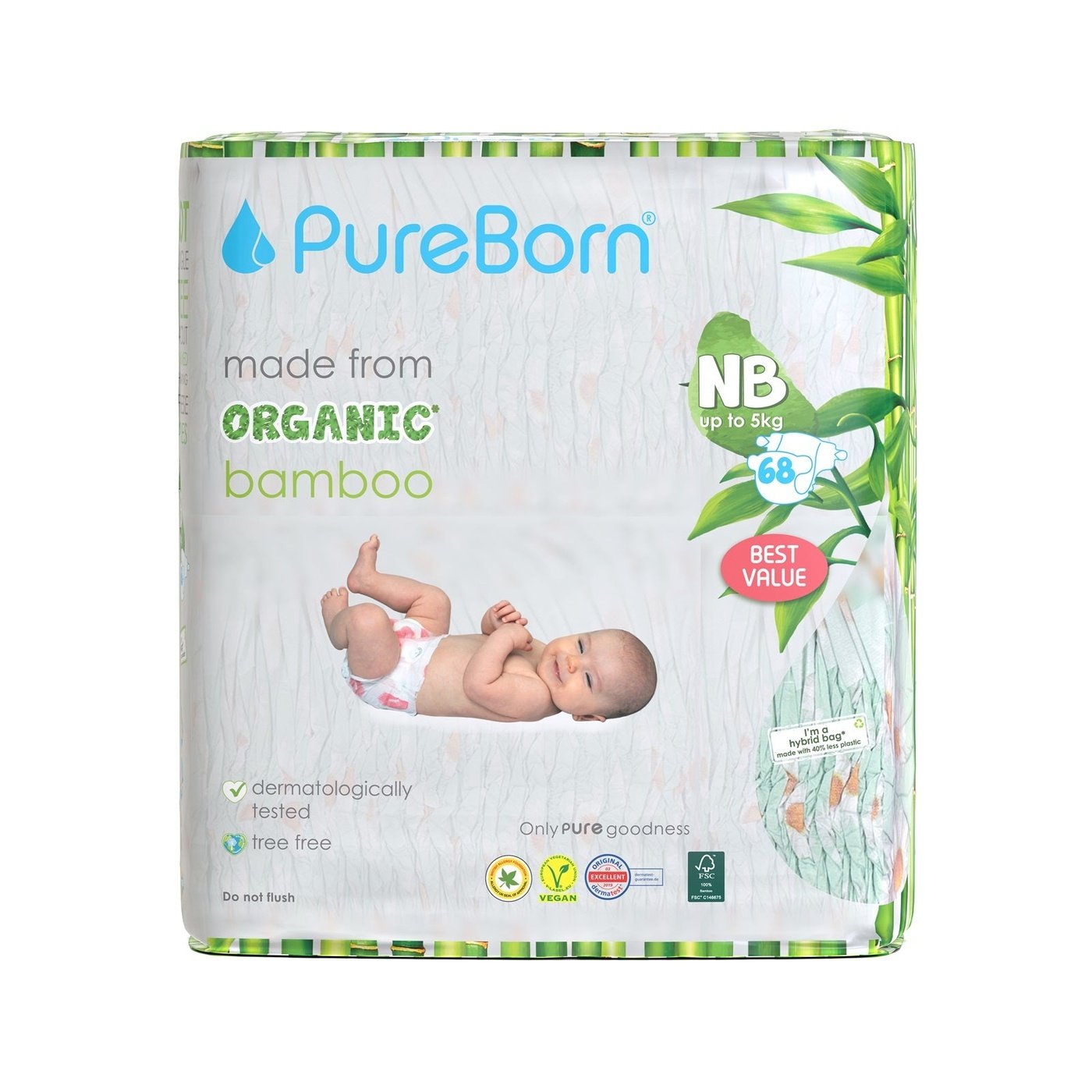 Organic Bamboo Nappies