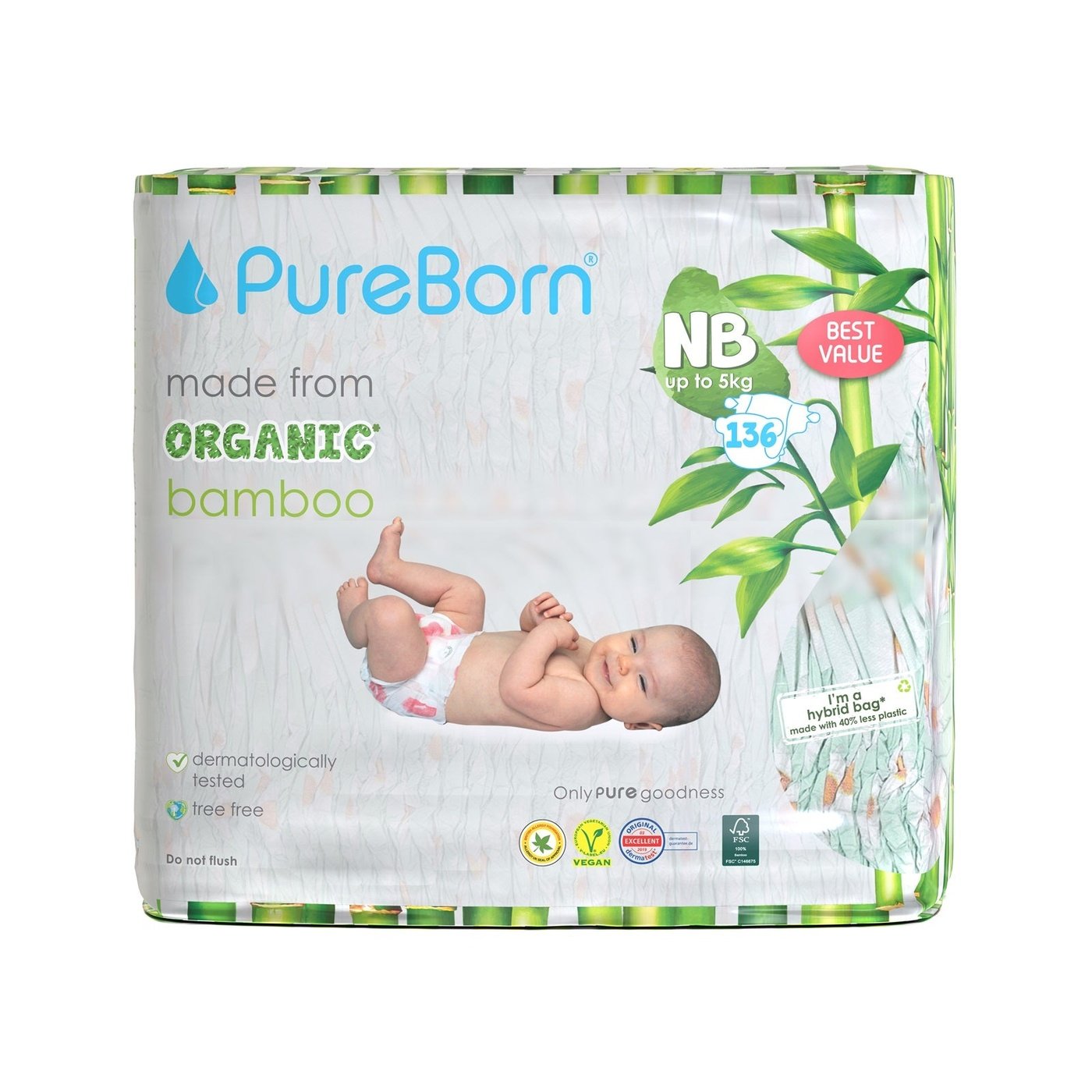 Organic Bamboo Nappies