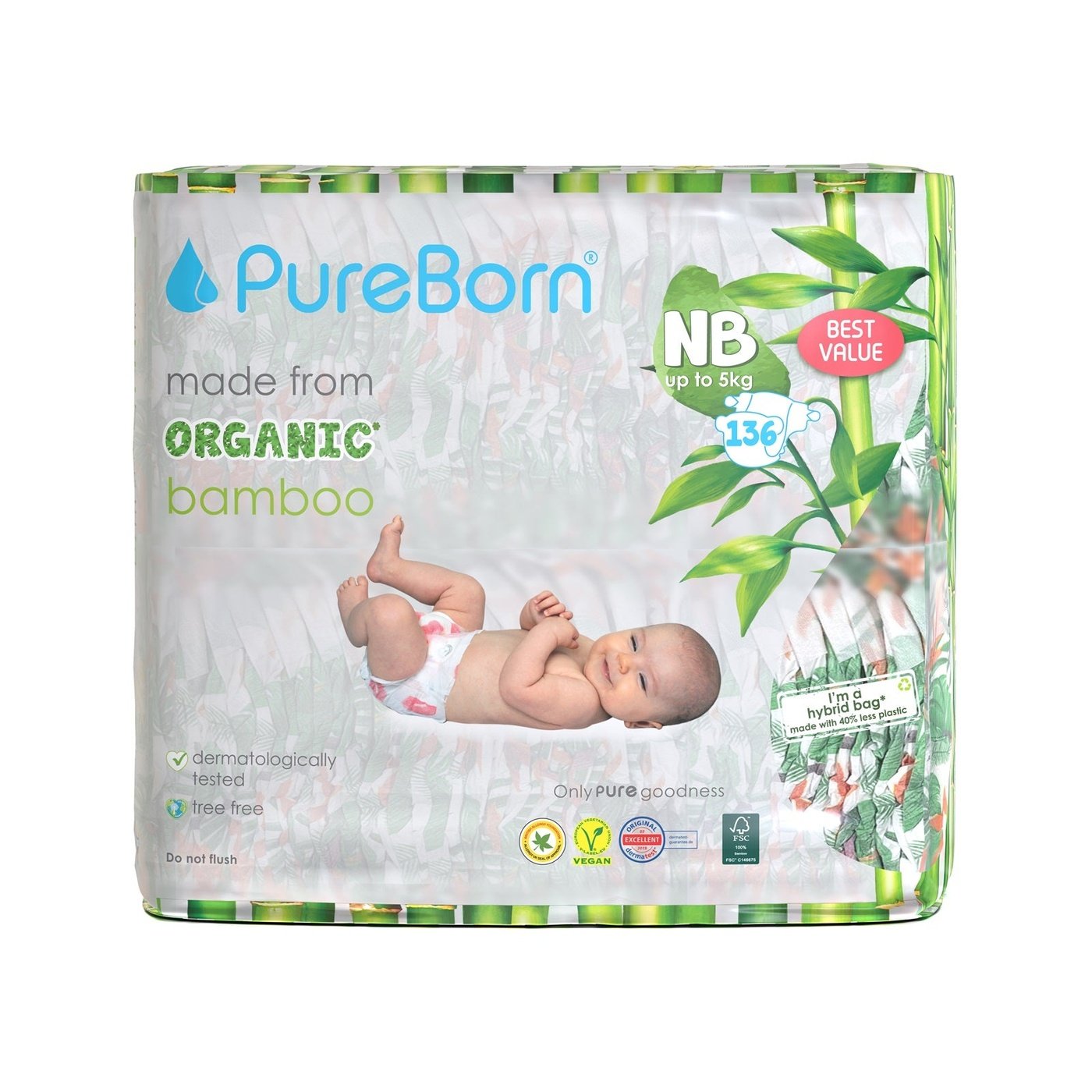 Organic Bamboo Nappies