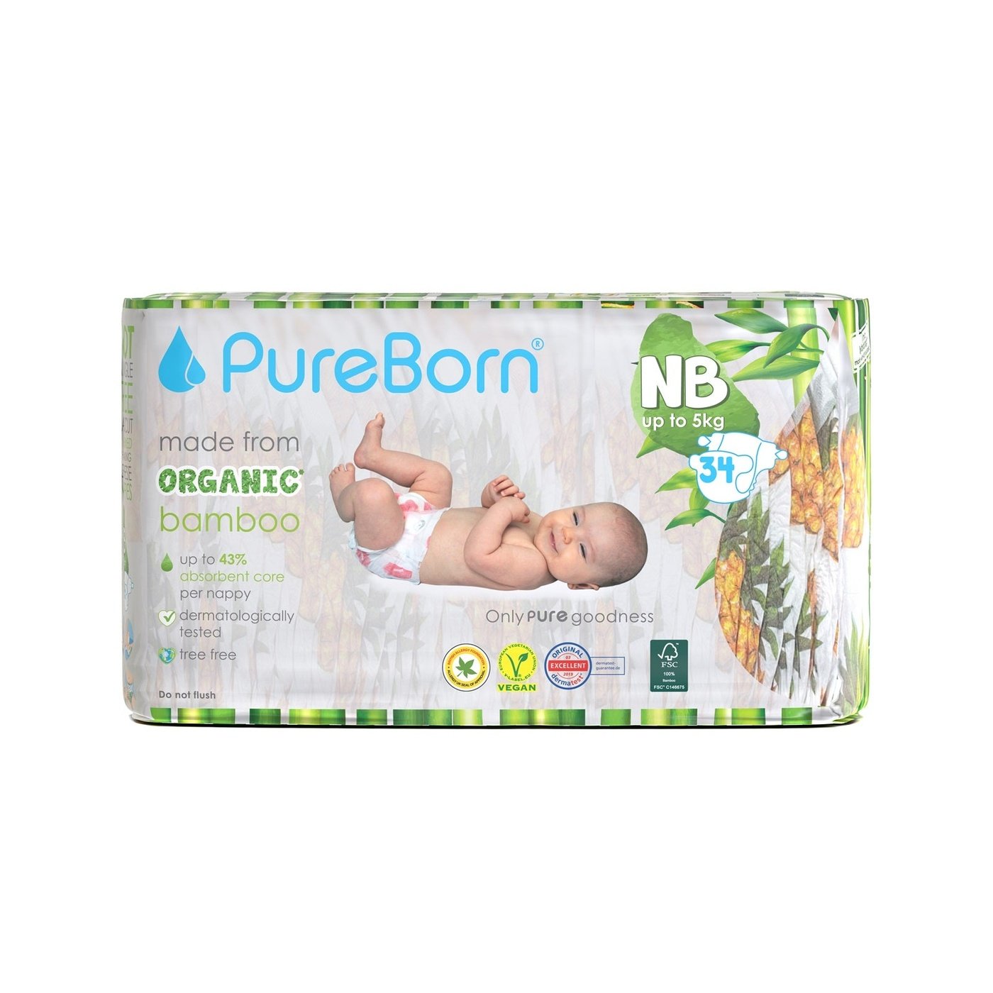 Organic Bamboo Nappies