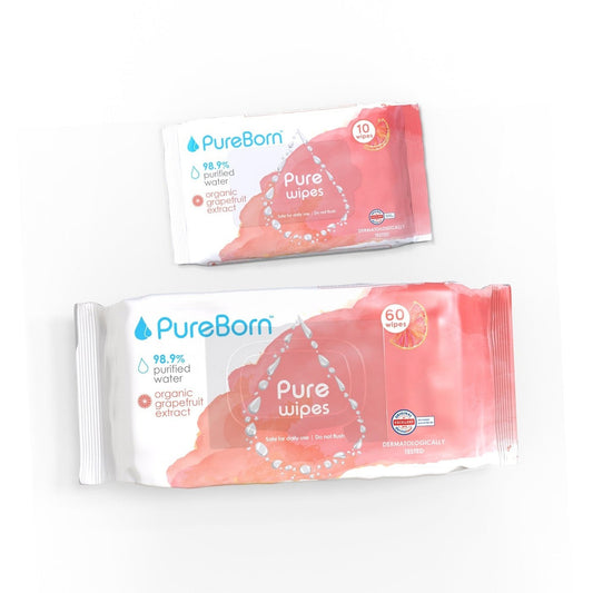 PureBorn Wipes Grapefruit