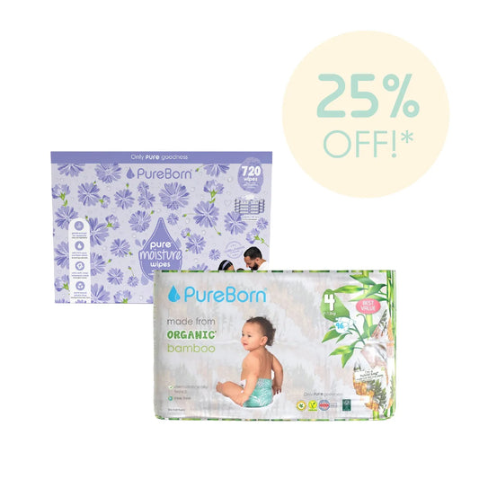 Master Pack of Organic Nappies + 720 Wipes